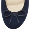 ⁦נעלי בלרינה קטיפה כחולות - Blue Olive⁩ – תמונה ⁦2⁩
