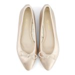 Mimosa point נעלי בלרינה שפיץ זהב