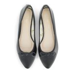 נעלי בלרינה / נעלי בובה שפיץ שחורות לק Raisin Lak Point