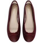 נעלי בלרינה בצבע בורדו - Burgundy Raisin